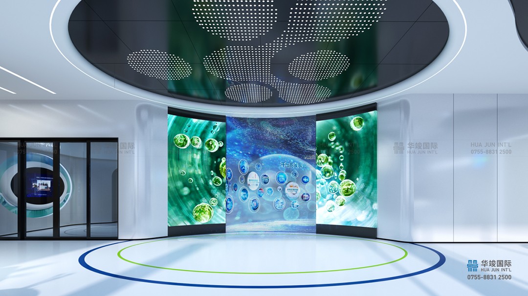 廣州展廳設(shè)計公司:生物醫(yī)療展廳的設(shè)計理念與空間布局